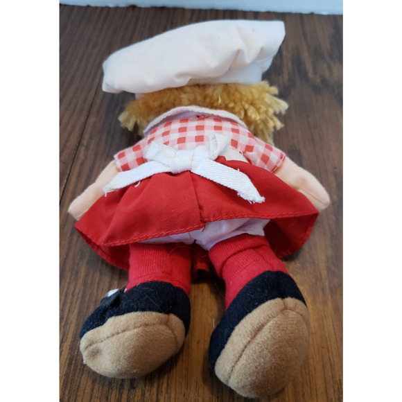 Campbell's Soup Kids Girl Chef Vintage 1999 Fabric Beanbag Plush Doll - Picture 3 of 3